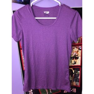 purple t-shirt